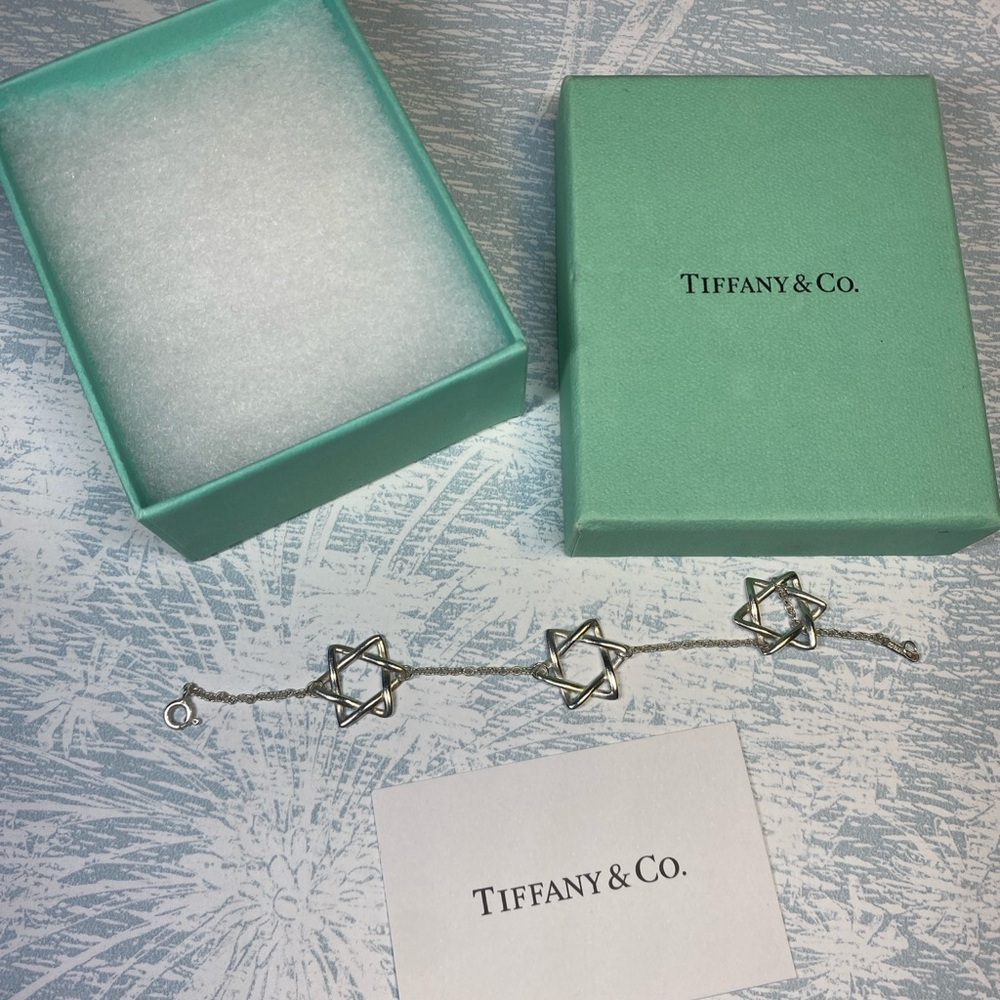 Tiffany & Co. Triple Star of David Bracelet - Picture 2 of 7